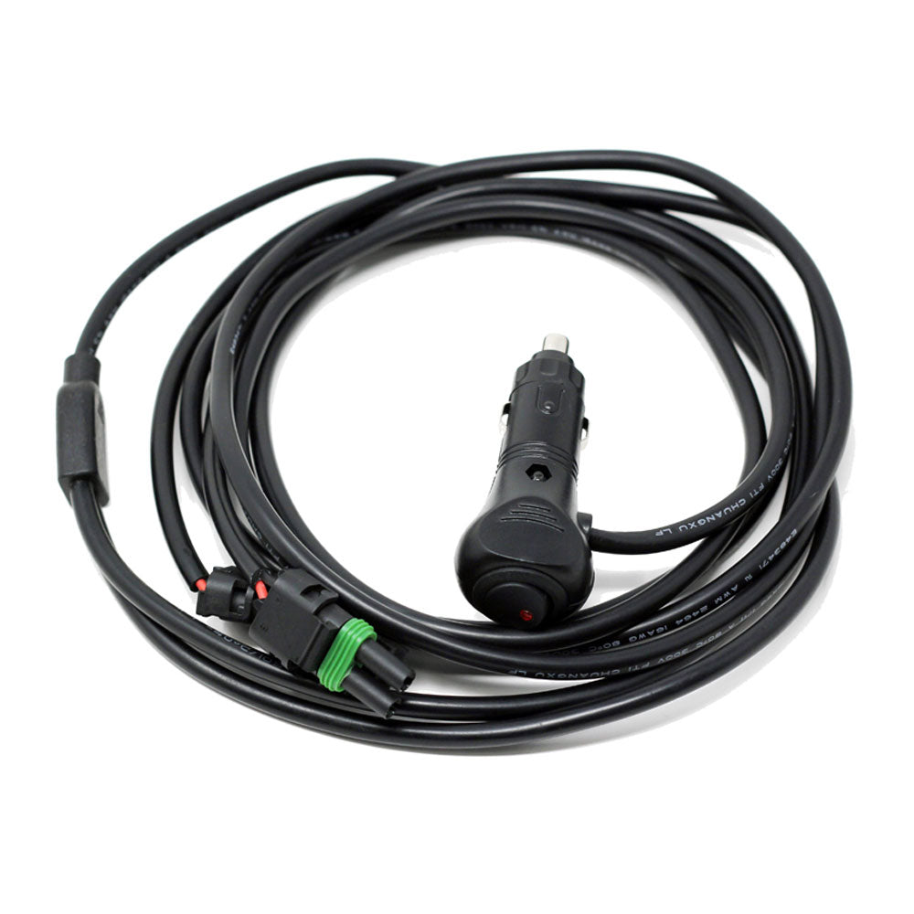 10 Foot Wire Harness w/12v Cigarette Plug-2 Light Max 85 Watts Baja Designs 447650