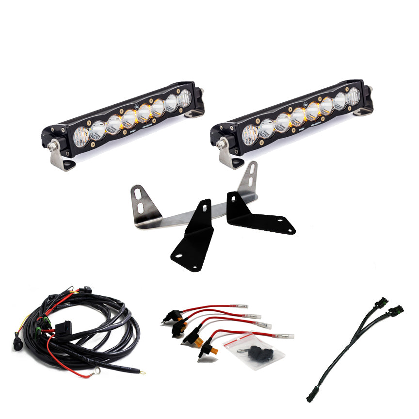 F-150 Dual 10 Inch S8 Light Bar Kit For 18-On Ford F-150 Baja Designs 447660