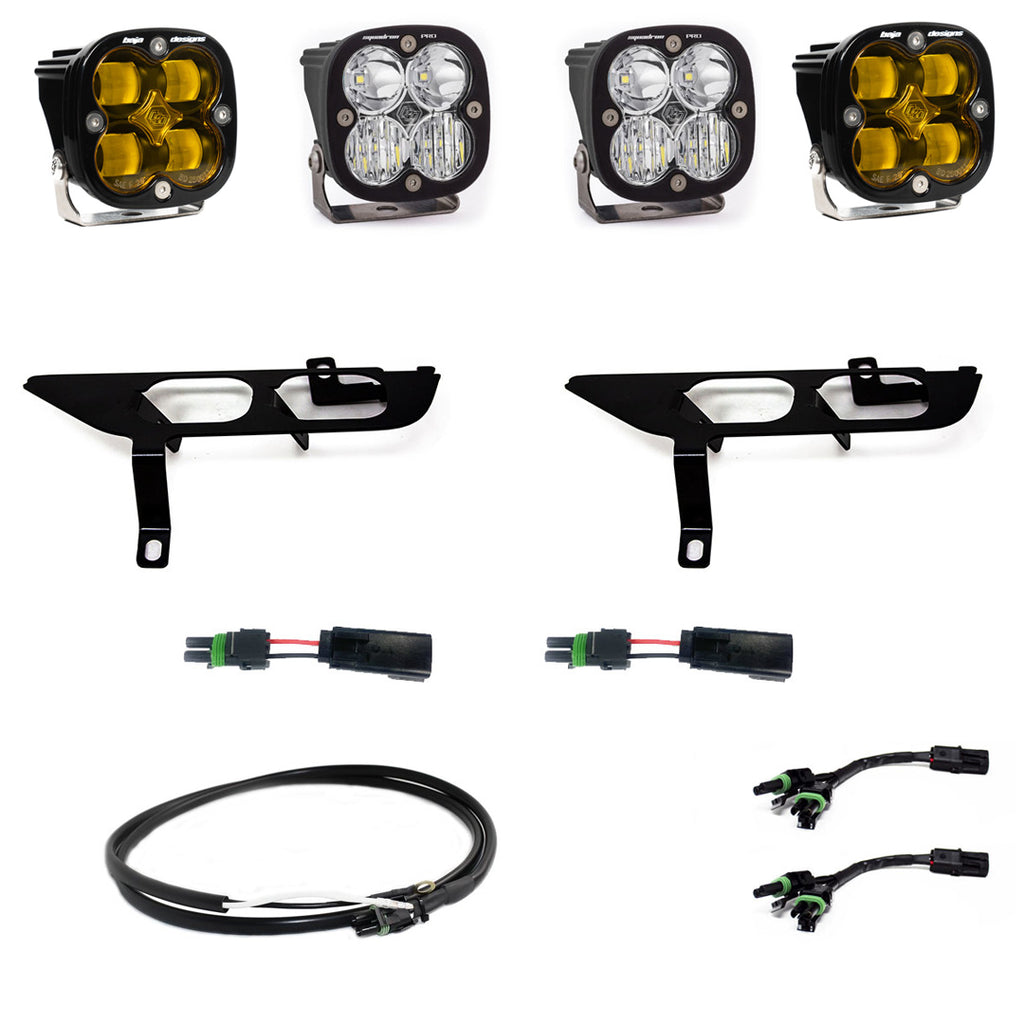 Ford, F150, (21-On), FPK, SAE Amber/Pro DC, Up w/ DRL Baja Designs 447868UP