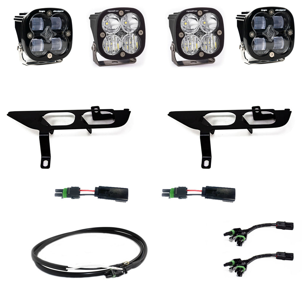 Ford, F150, (21-On), FPK, SAE Clear/Pro DC, Up w/ DRL Baja Designs 447870UP