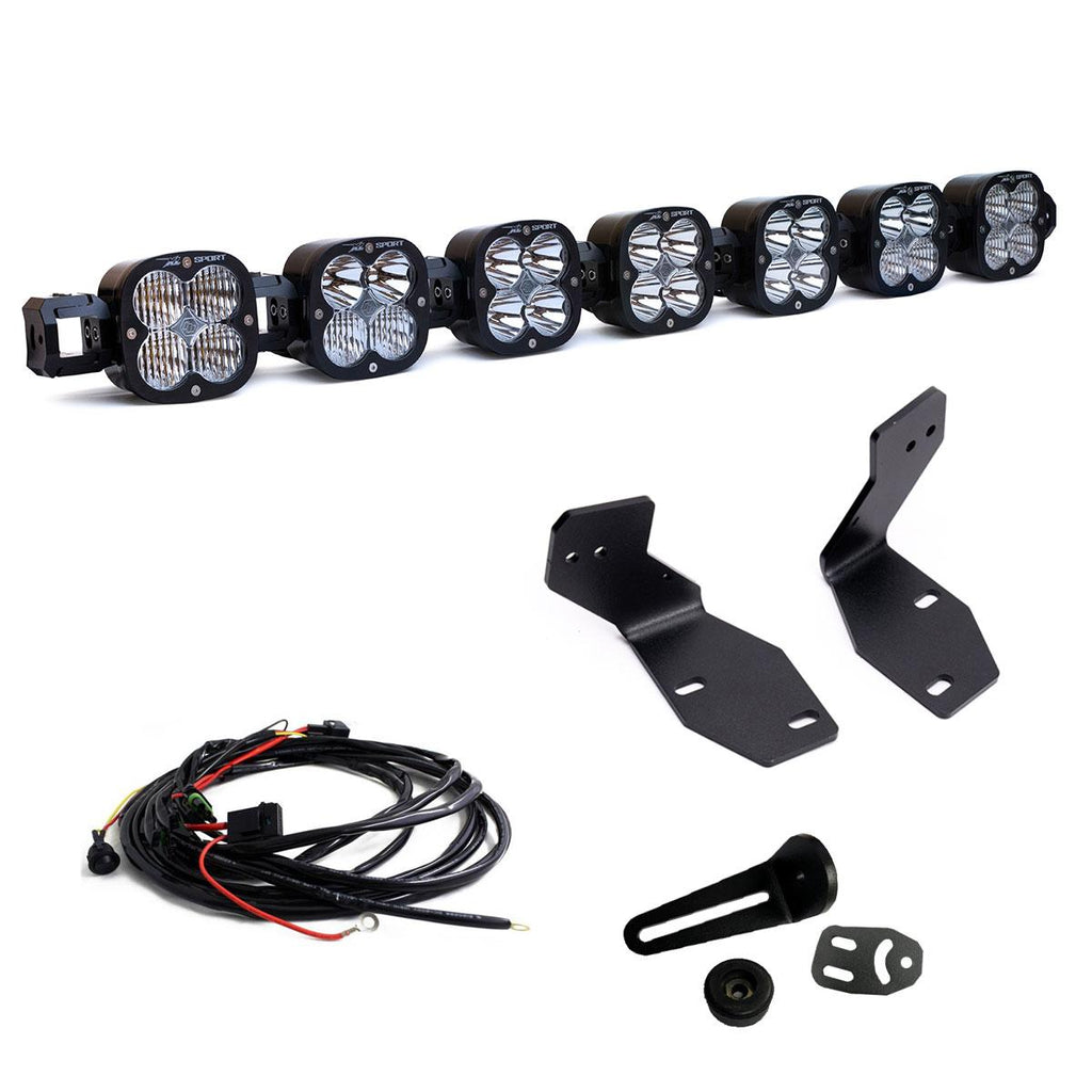 7XL Linkable Bumper Light Kit 2023-On Ford F-250/350 Super Duty Multi-Pattern Clear Wiring Type Toggle 448229