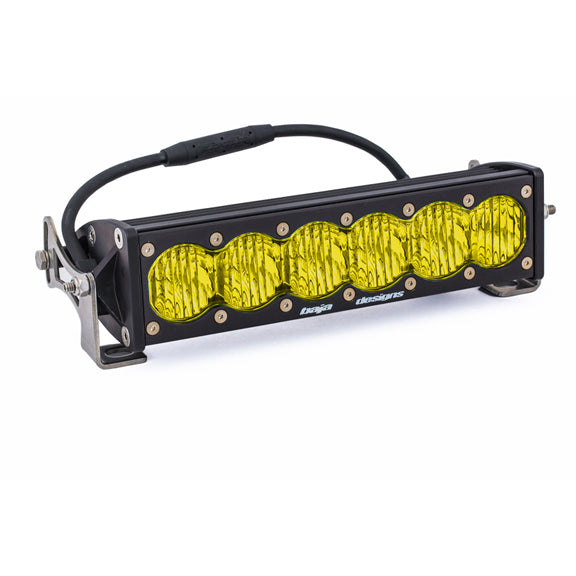 10 Inch LED Light Bar Amber Lens Wide Driving OnX6 Baja Designs 451014