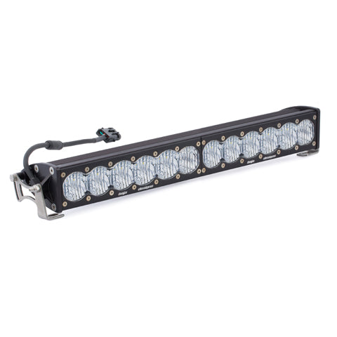 20 Inch LED Light Bar Single Straight Wide Driving Combo Pattern OnX6 Baja Designs 452004