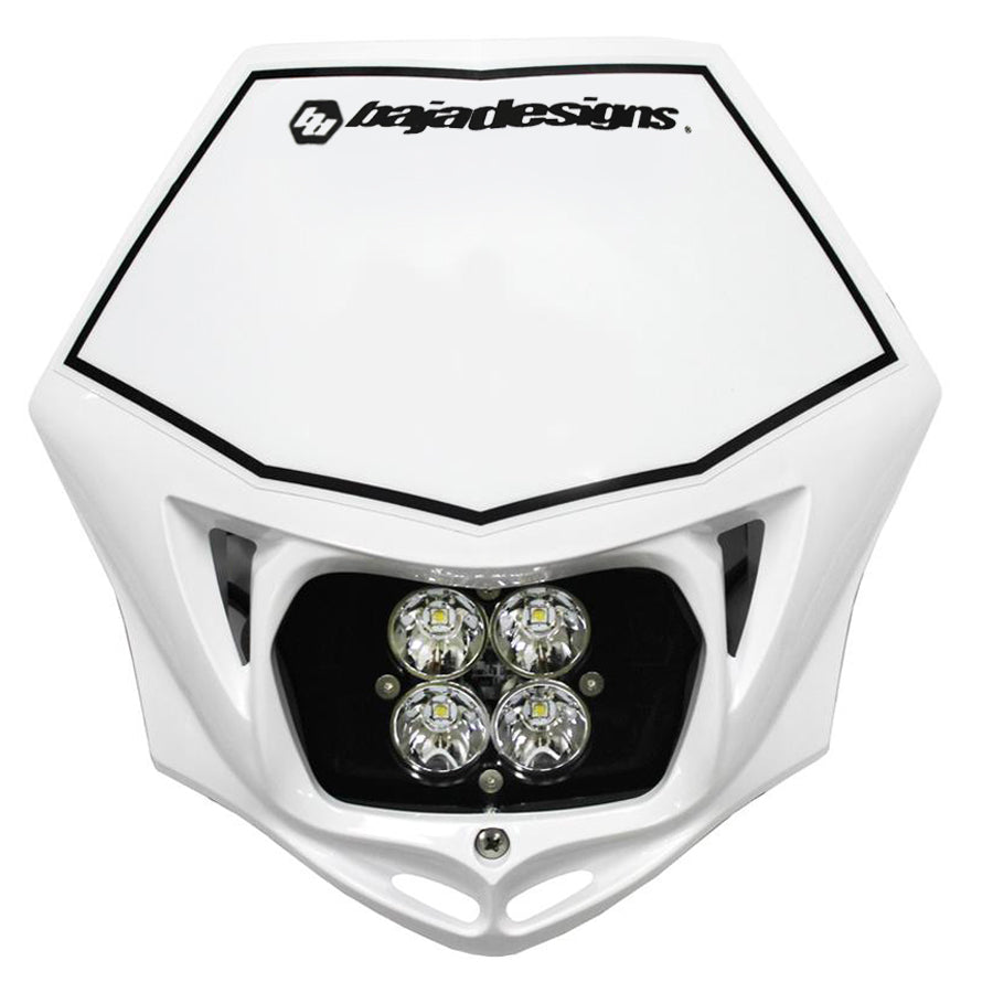 Motorcycle Headlight LED Race Light White Squadron Pro Baja Designs 497001WT