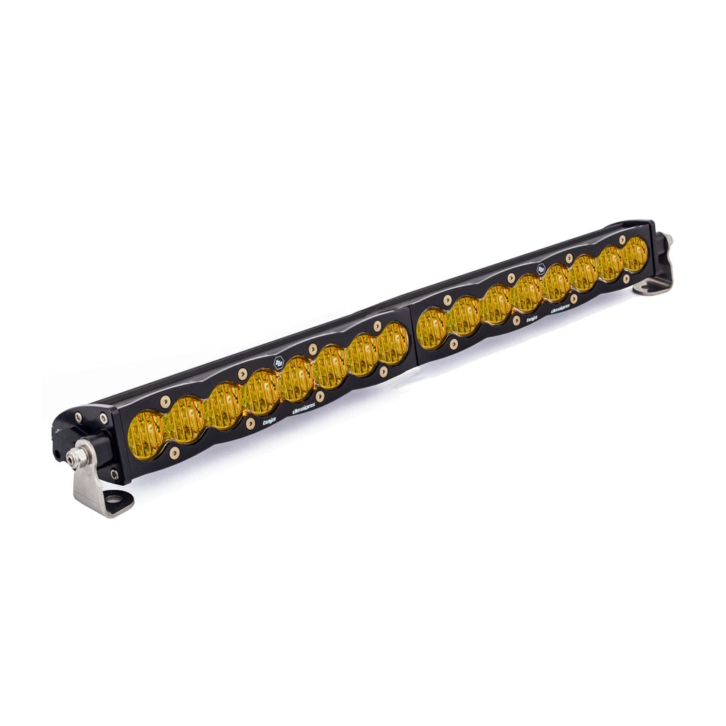 20 Inch LED Light Bar Single Amber Straight Wide Driving Pattern S8 Series Baja Designs 702014