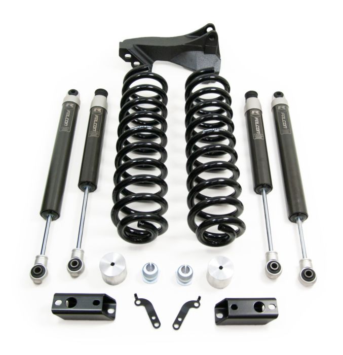 ReadyLift 2.5" Coil Spring Front Lift Kit W/Falcon 1.1 Monotube Shocks Front/Rear - Ford Super Duty Diesel 4WD 2020-2023