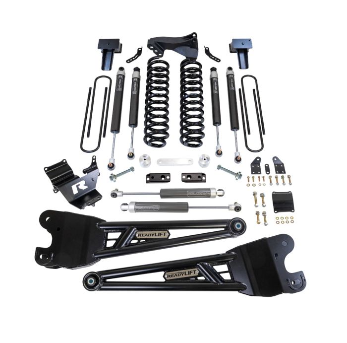 ReadyLift 4" COIL SPRING LIFT KIT WITH FALCON SHOCKS AND RADIUS ARMS - 2023 FORD SUPER DUTY F250/F350 4WD