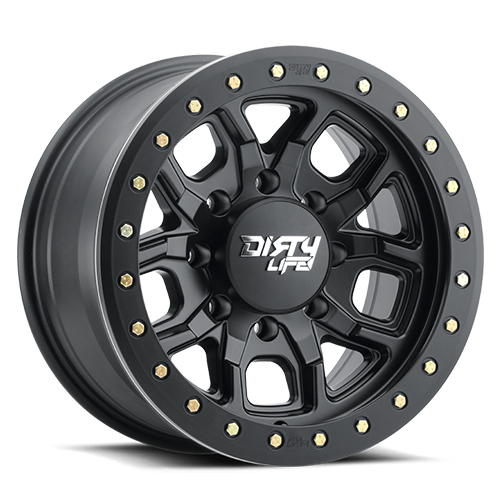 Dirty Life Race Wheels DT-1 9303 Satin Black 17X9 8-170 -12Mm 130.8Mm 9303-7970MB