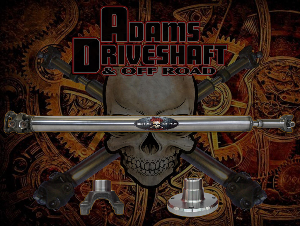Adams Driveshaft JT Gladiator Overland Rear 1 Piece 1350 CV Driveshaft Extreme Duty Series ASDJT-1350R-S-1PC-OVR