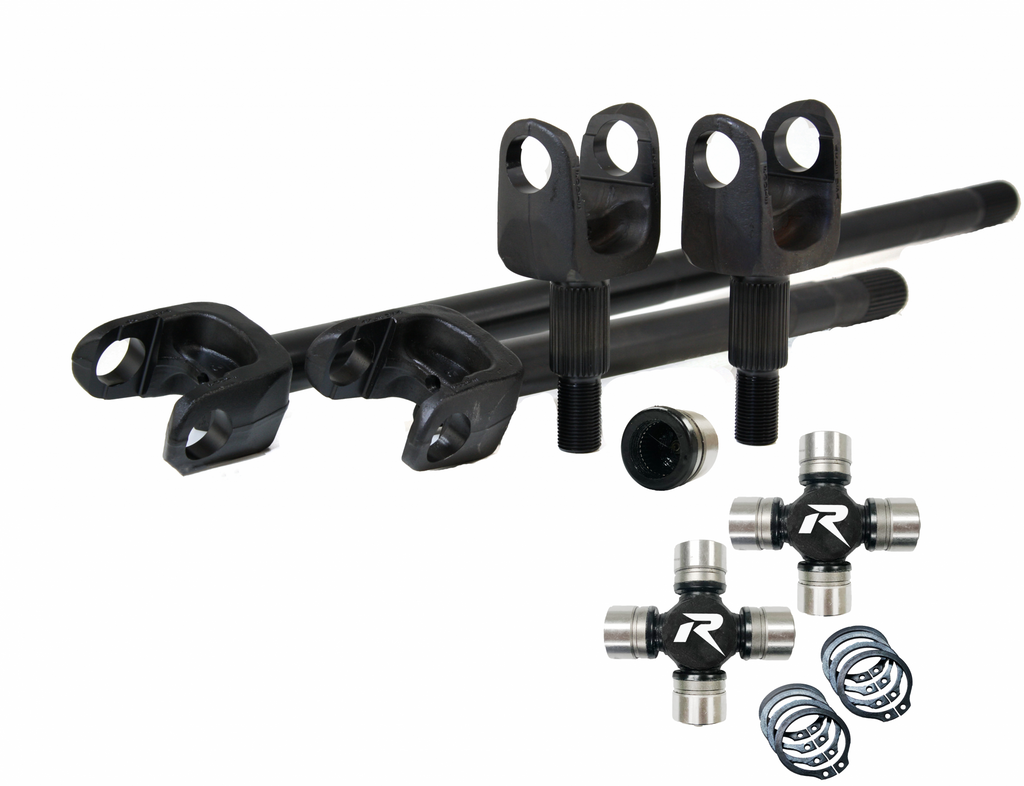 Discovery Series JK Dana 44 4340 Chromoly HD Front Axle Kit, Larger 1350 Style HD Chromoly U-Joints, Revolution Gear and Axle DC-D44-JK-HD