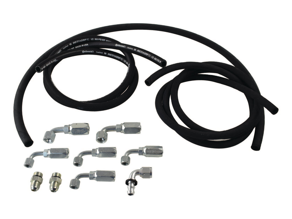 Complete Premium #6/#8 Hose Kit for Full Hydraulic Steering PSC Performance Steering Components HK2088-1
