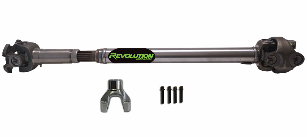 JT Front 1350 CV Driveshaft Rubicon Flange Style Revolution Gear and Axle REV-DS-JT-1350F-RUB-F