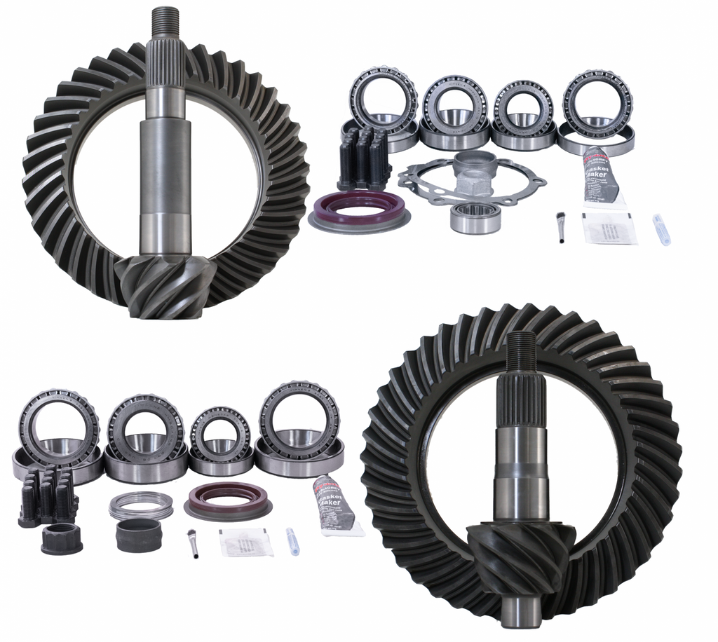 4.56 Ratio Gear Package (GM 10.5 14-Bolt Thick 99-Present - D60 Std Rotation) with Koyo Master Kits Revolution Gear and Axle REV-GM14T/D60-456T-99-K