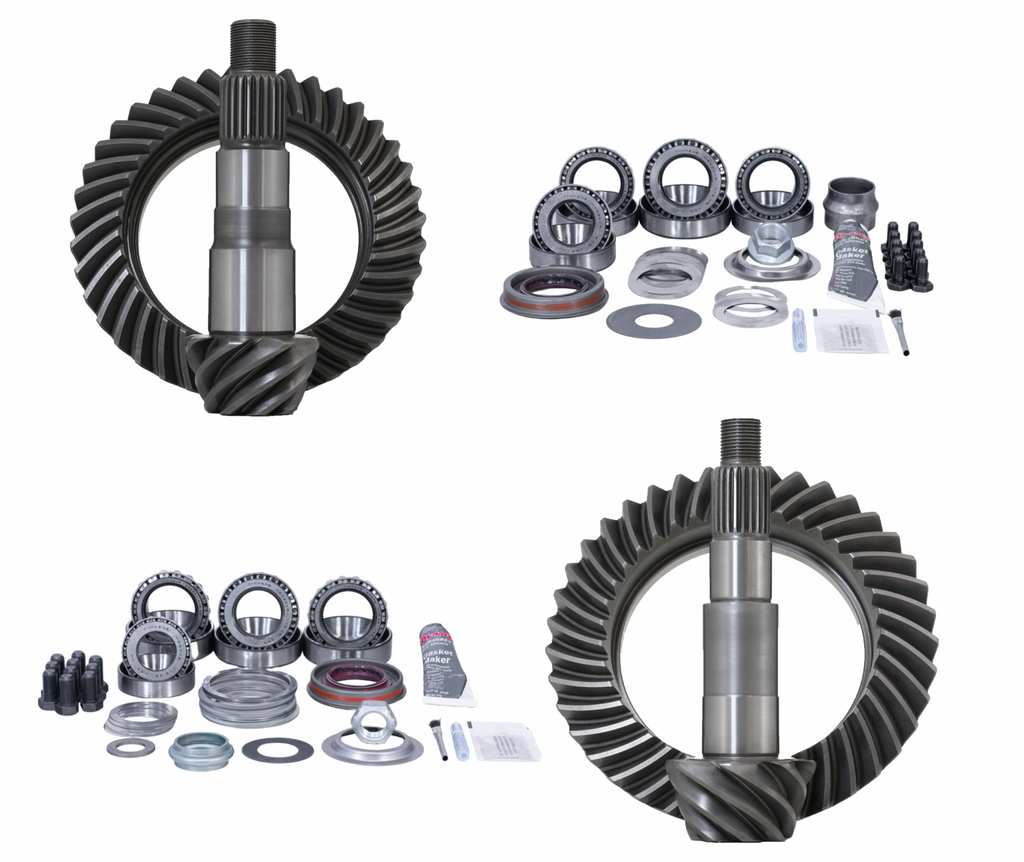 JK Non-Rubicon 5.38 Ratio Gear Package (D44-D30) with Timken Bearings (Front Carrier Required When Upgrading From Factory 3.21  Ratio Only) Revolution Gear and Axle REV-JK-Non-538
