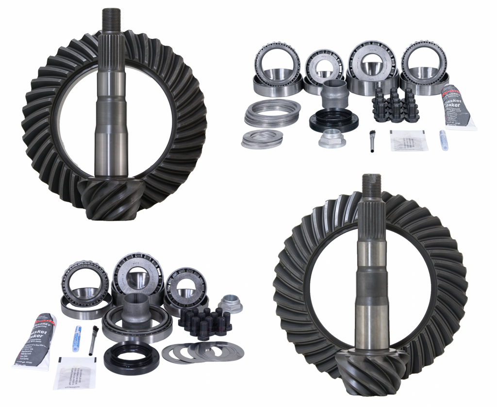 Toyota FJ and 4Runner 4.56 Ratio Gear Package 2010 and Up (T8.2-T8IFS) With Factory Locker (Thick Front Gear Fits 3.73 and Down Carrier) Revolution Gear and Axle Rev-FJ-8.2-W/lock-456