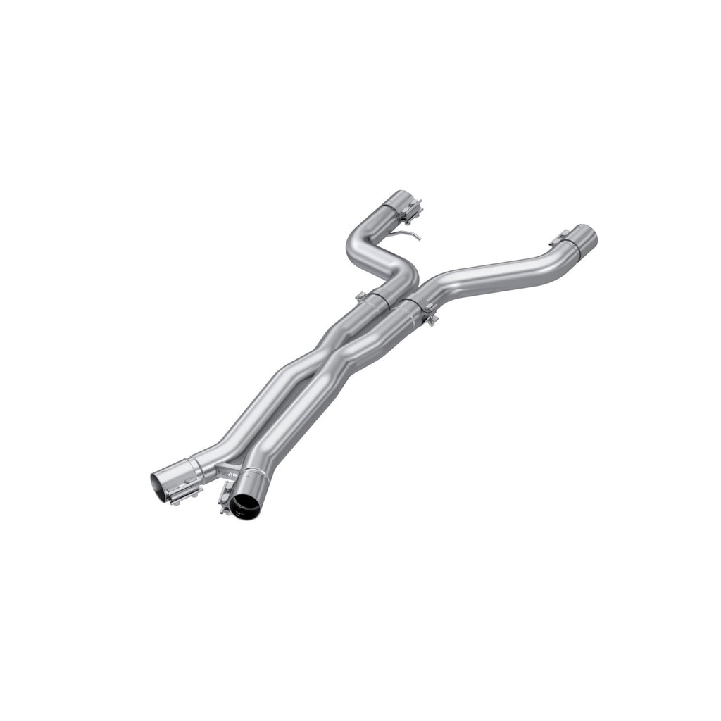 2021-2023 BMW M4 G82/ M3 G80 3.0L Coupe and Sedan T304 Stainless Steel 3 Inch Resonator Bypass X-Pipe MBRP S4501304