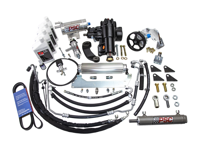 Cylinder Assist Steering Kit Weld On 6.75 AFM Axle 1.375 Tie Rod 18-20 Wrangler JL 3.6L Non-ETorque PSC Steering SK689R36JP2-6.75W-1.375