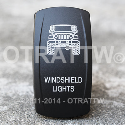 JK Windshield Lights Rocker Switch sPOD VVPZC42-5JK