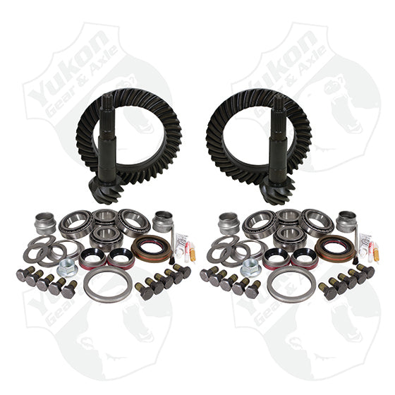 Yukon Gear And Install Kit Package For Jeep JK Rubicon 4.56 Ratio Yukon Gear & Axle YGK054