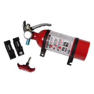 Assault Industries Fire Extinguisher Mount Kit - 1.75 Inch - Black/Red - 101005FE01212 - Skinny Pedal Racing