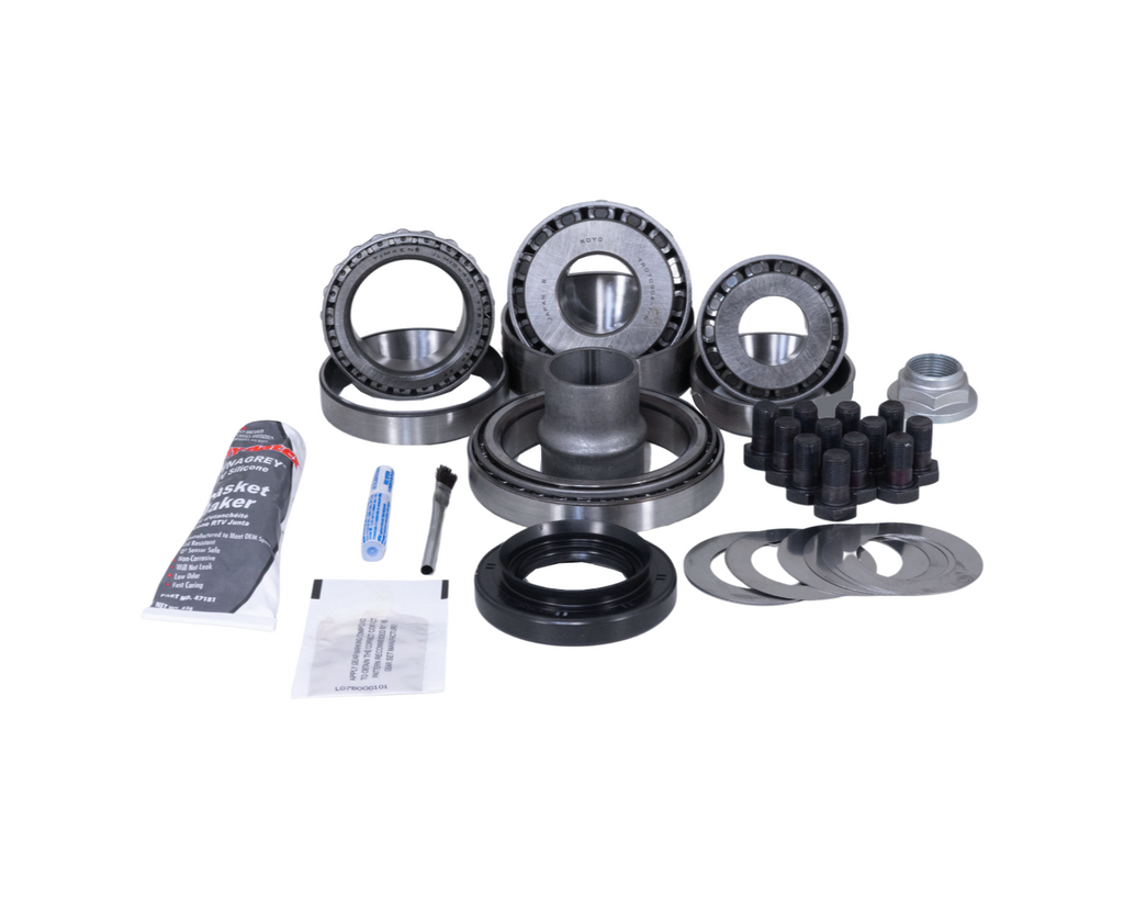 Toyota 8 Inch Rear Axle V6 27 Spline with Locker Ring and Pinion Master Install Kit Revolution Gear 35-2043L