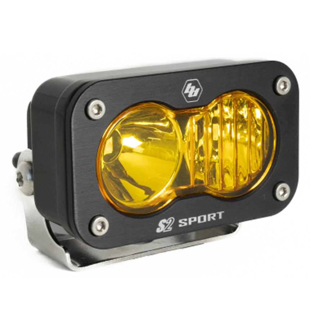 LED Work Light Amber Lens Driving Combo Pattern Each S2 Sport Baja Designs 540013