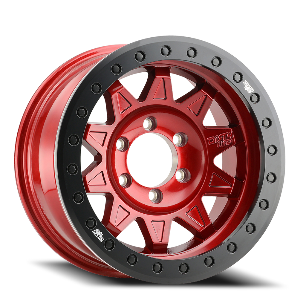 Dirty Life Race Wheels Roadkill Race 9302 Gloss Crimson Candy Red 17X9 6-135 -14Mm 87Mm 9302-7936R14