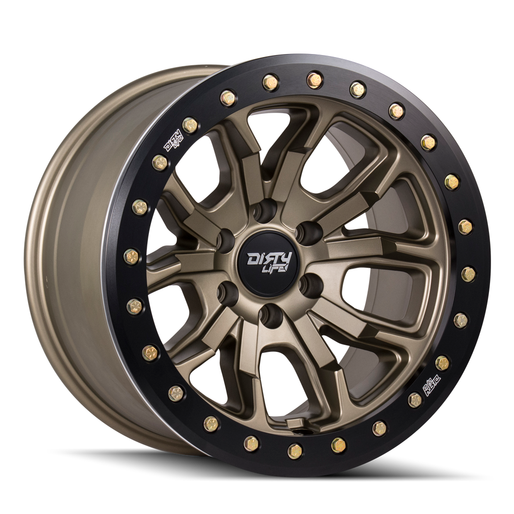 Dirty Life Race Wheels DT-1 9303 Satin Bronze 17X9 5-127Ð’Â  -12Mm 78.1Mm 9303-7973MGD12