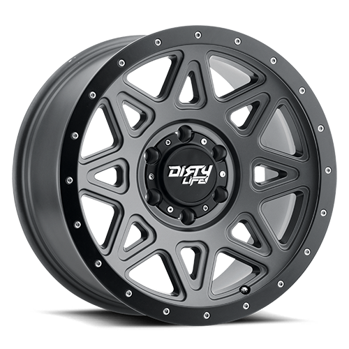 Dirty Life Race Wheels Theory 9305 Satin Gunmetal 20X9 6-135 0Mm 87.1Mm 9305-2936MGT