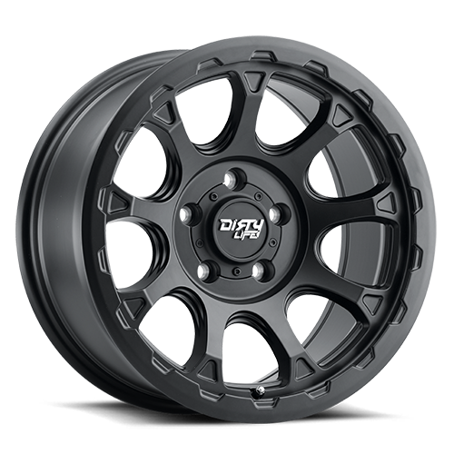 Dirty Life Race Wheels Drifter 9307 Satin Black 17X8.5 5-127 -6Mm 78.1Mm 9307-7873MB