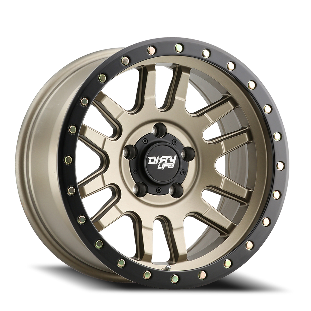 Dirty Life Race Wheels Canyon Pro 9309 Satin Gold 17X9 6-135 0Mm 87.1Mm 9309-7936MGD0