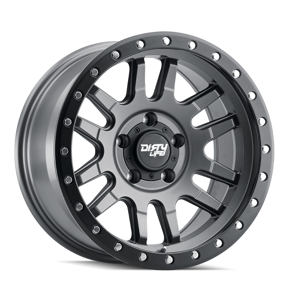 Dirty Life Race Wheels Canyon Pro 9309 Satin Graphite 17X9 6-135 0Mm 87.1Mm 9309-7936MGT0