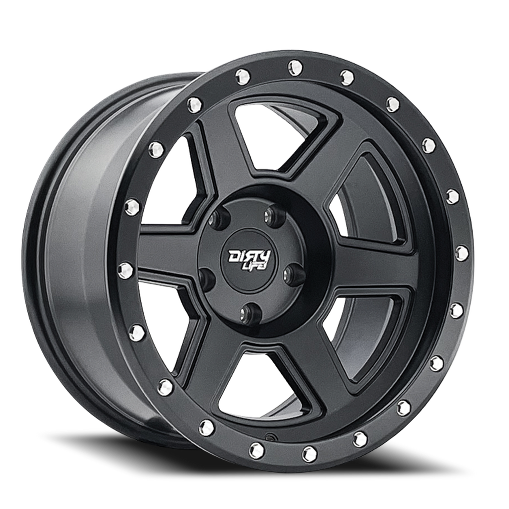 Dirty Life Race Wheels Compound 9315 Matte Black 18X9 6-139.7 -12Mm 106Mm 9315-8983MB12