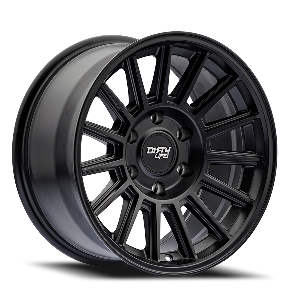 Dirty Life Race Wheels Journey 9316 Satin Black 17X8.5 6-135 0Mm 87.1Mm 9316-7836MB