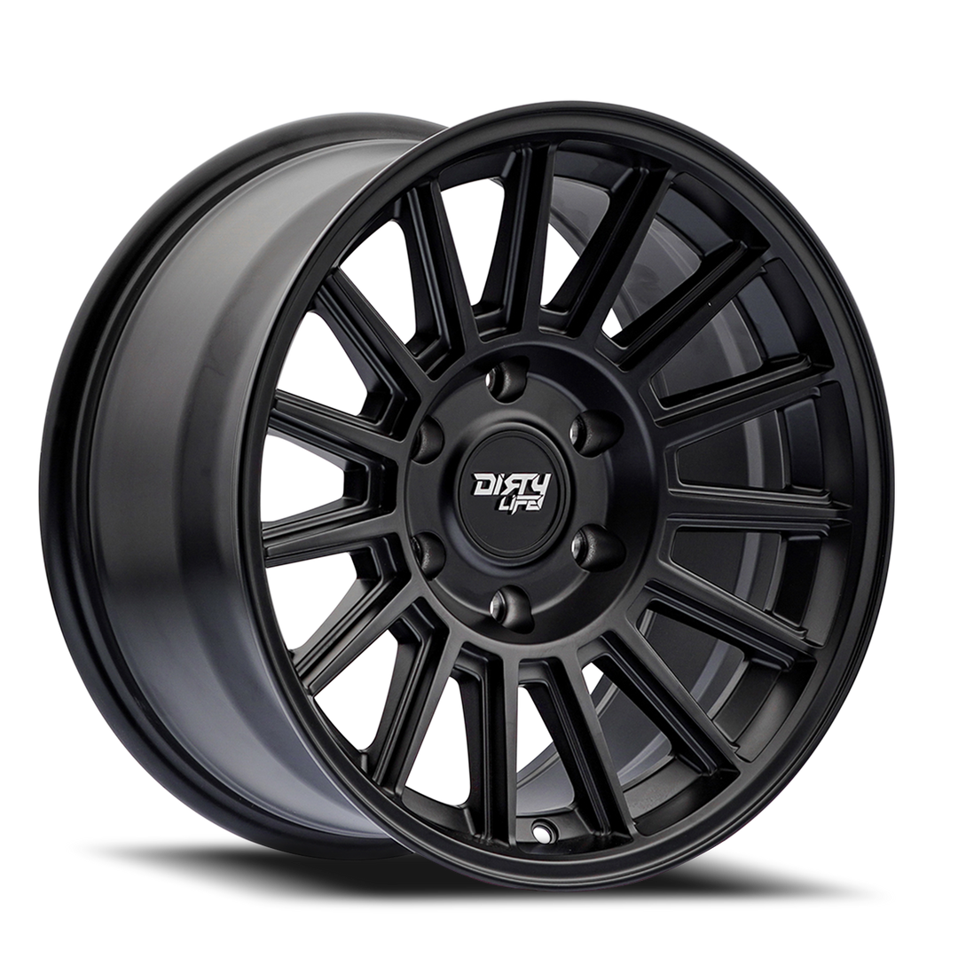 Dirty Life Race Wheels Journey 9316 Satin Black 17X8.5 5-127 0Mm 78.1Mm 9316-7873MB