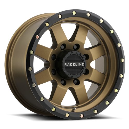 Aluminum Wheels 20x9 Defender 935BZ Bronze Multi Spoke -12 Offset 5 on 127 Bolt Pattern 83.82 Bore Raceline 935BZ-29050-12