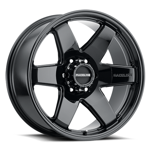 Aluminum Wheels 22x9.5 Addict 942B Gloss Black Multi Spoke 15 Offset 5 on 139.7 Bolt Pattern 106.5 Bore Raceline 942B-229555+15