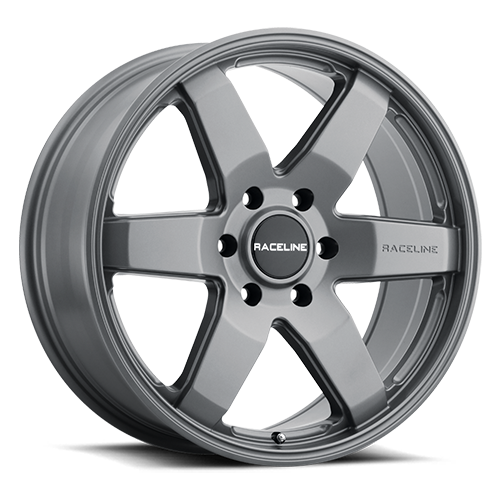 Aluminum Wheels 22x9.5 Addict 942GS Greystone Gray Multi Spoke 15 Offset 5 on 139.7 Bolt Pattern 106.5 Bore Raceline 942GS-229555+15