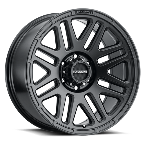 Aluminum Wheels 20x9 Outlander 944B Satin Black -12 Offset 6 on 139.7 Bolt Pattern 106.1 Bore Raceline 944B-29060-12