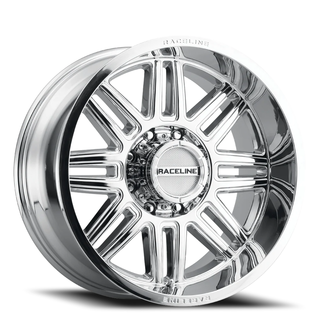 Aluminum Wheels 20x10 Split 948C Chrome -19 Offset 6 on 135 Bolt Pattern 87.1 Bore Raceline 948C-21065-19