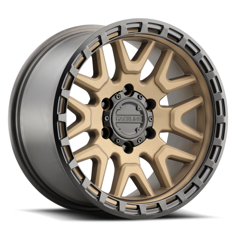 Aluminum Wheels 16x8 Krank 953BZ Satin Bronze 0 Offset 5 on 114.3 Bolt Pattern 72.62 Bore Raceline 953BZ-68012-00