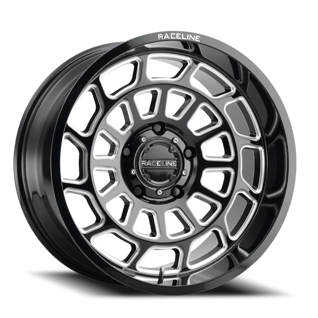 Aluminum Wheels 20x10 Warp 955M Milled Gloss Black -19 Offset 5 on 127 Bolt Pattern 78.1 Bore Raceline 955M-21050-19