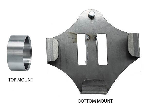 ATV/UTV Jack Mount Weld On Manual Jack Chassis Mount Kit Universal 2 Mounts Included AGM Products AGM-EJA-2020