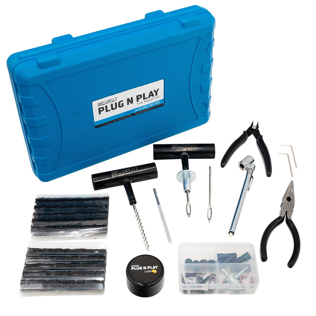 Plug N Play Tire Repair Kit AGM AGM-TGP-1059