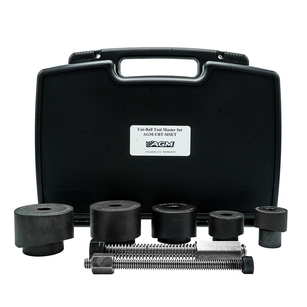 Master Uniball Set W/ .750 .875 1.0 1.250 and 1.500 Inch Tools Plus 1-.500 and .750 Inch Screw AGM Products AGM-UBT-MSET