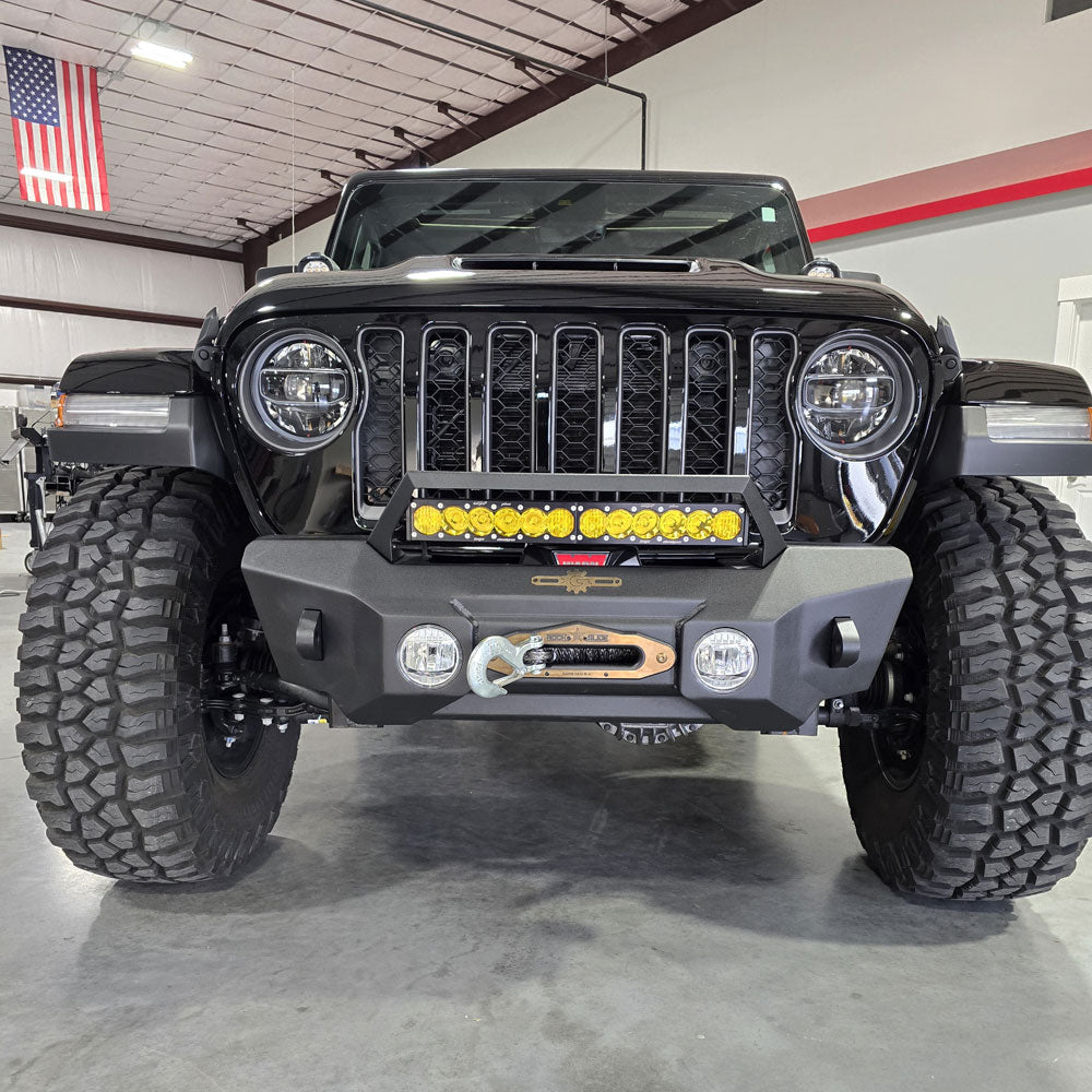 Combo Shorty Front And Full Rear Bumpers For 18-25 Jeep Wrangler JL 2-4 Door BPS-1010