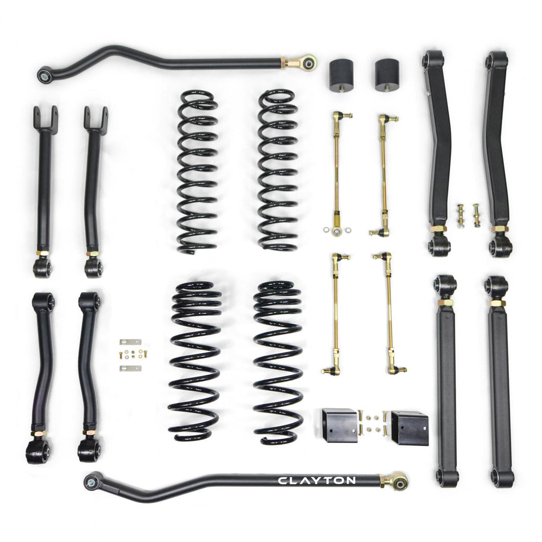 Jeep JL Lift Kit 3.5 Inch For 2018+ Jeep Wrangler JL Lift Kit Overland+ Clayton Off Road COR-3009035