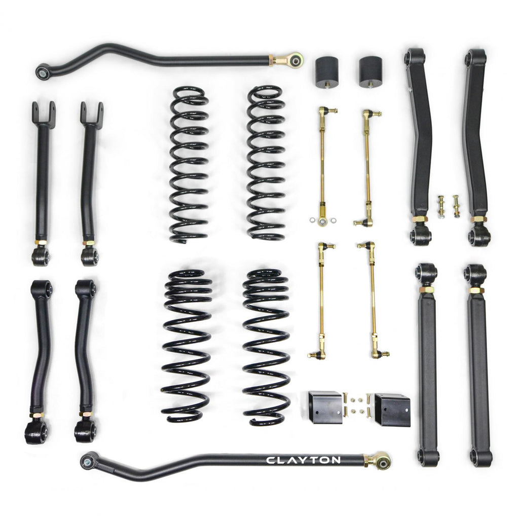 Jeep JL Lift Kit 2.5 Inch Lift Kit Diesel Overland Plus For 18+ Wrangler Clayton Offroad COR-3009125