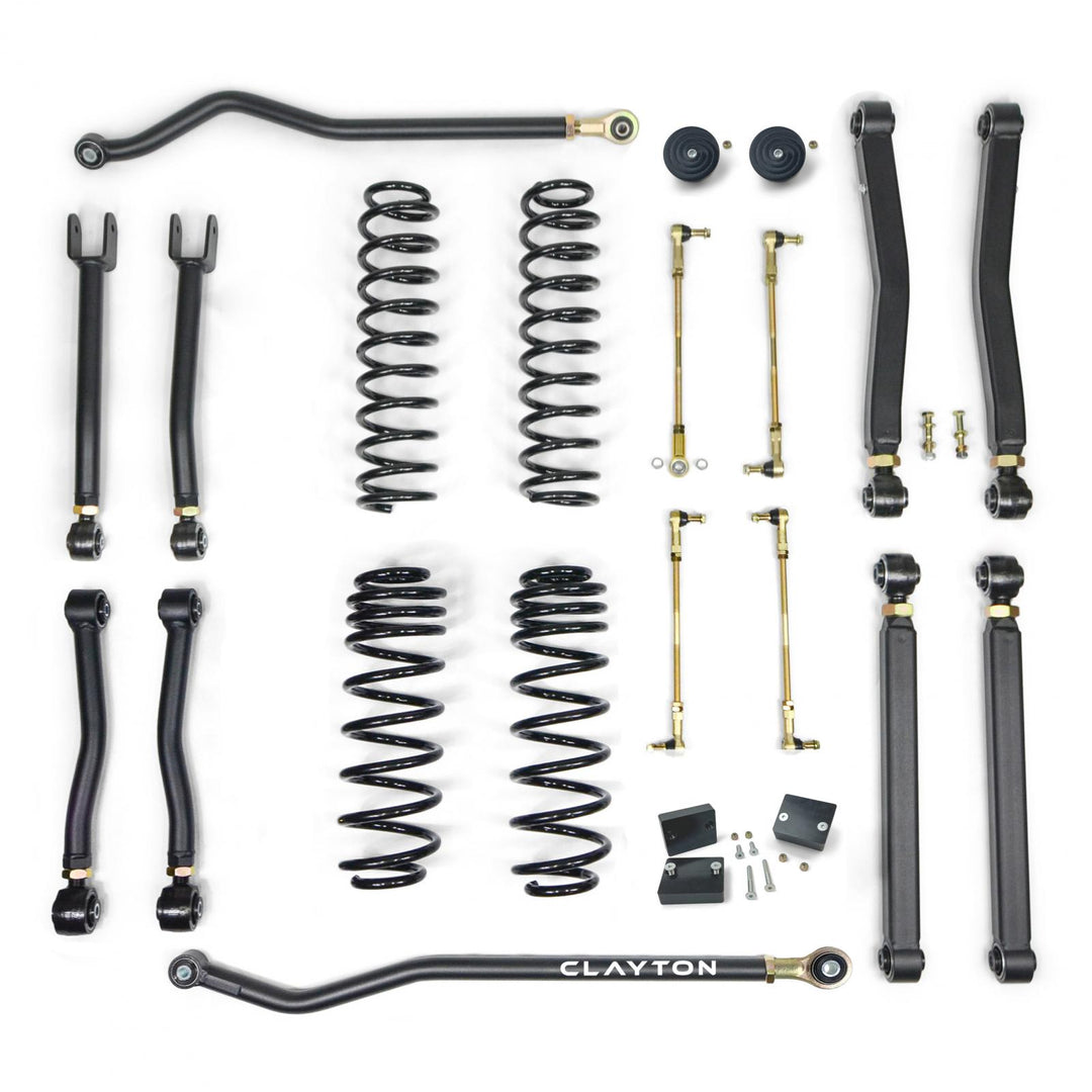 Jeep JL 392 Lift Kit 2.5 Inch Lift Kit Overland Plus For 18-Pres Wrangler JL Clayton Offroad COR-3009325