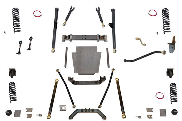 Jeep Cherokee 6.5 Inch Long Arm Lift Kit W/Rear Coil Conversion 84-01 XJ Clayton Off Road COR-3201131